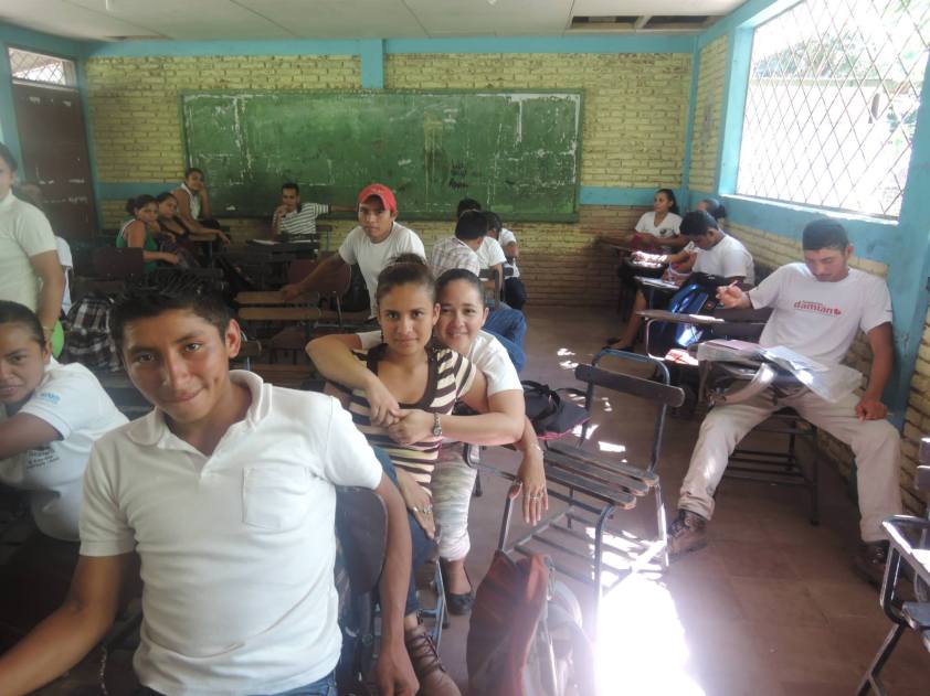 Some of the students who travelled from far and wide to attend class.