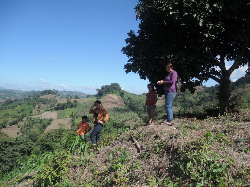 Resting at the base of Las Piedras.